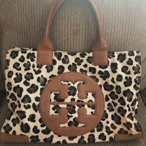 Tory Burch tote bag leopard